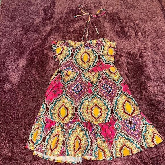 Shein Kaleidoscope Backless Dress - Picture 3 of 4